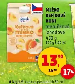 Penny Market MLÉKO KEFÍROVÉ BONI nabídka