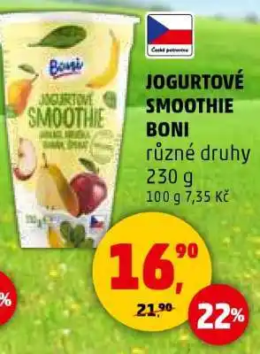 Penny Market JOGURTOVÉ SMOOTHIE BONI nabídka
