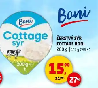 Penny Market ČERSTVÝ SÝR COTTAGE BONI nabídka