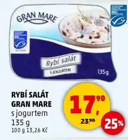 Penny Market RYBÍ SALÁT GRAN MARE s jogurtem nabídka
