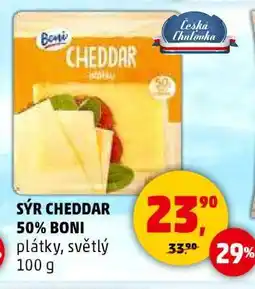 Penny Market SÝR CHEDDAR 50% BONI nabídka