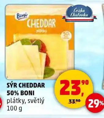 Penny Market SÝR CHEDDAR 50% BONI nabídka