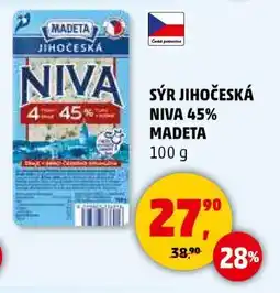 Penny Market SÝR JIHOČESKÁ NIVA 45% MADETA nabídka