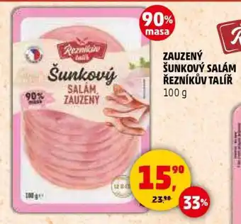Penny Market ZAUZENÝ ŠUNKOVÝ SALÁM ŘEZNÍKŮV TALÍŘ nabídka