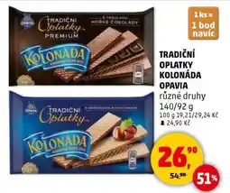 Penny Market TRADIČNÍ OPLATKY KOLONÁDA OPAVIA nabídka