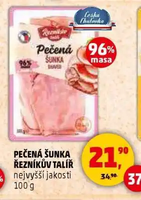 Penny Market Pečená šunka Řezníkův talíř nabídka