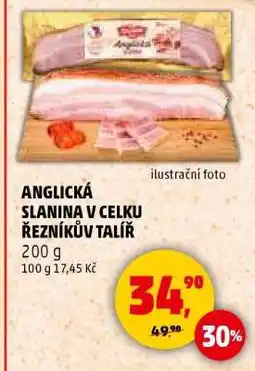 Penny Market ANGLICKÁ SLANINA V CELKU ŘEZNÍKŮV TALÍŘ nabídka
