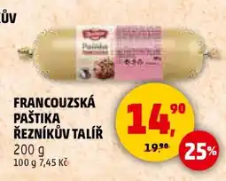 Penny Market FRANCOUZSKÁ PAŠTIKA ŘEZNÍKŮV TALÍŘ nabídka