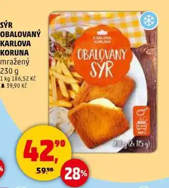 Penny Market SÝR OBALOVANÝ KARLOVA KORUNA nabídka