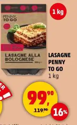 Penny Market LASAGNE PENNY TO GO nabídka