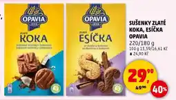 Penny Market SUŠENKY ZLATÉ KOKA, ESIČKA OPAVIA nabídka