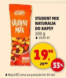 Penny Market STUDENT MIX NATURALIA DO KAPSY nabídka