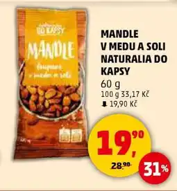 Penny Market MANDLE V MEDU A SOLI NATURALIA DO KAPSY nabídka