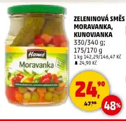 Penny Market ZELENINOVÁ SMĚS MORAVANKA, KUNOVJANKA nabídka