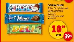 Penny Market TYČINKY ORION nabídka