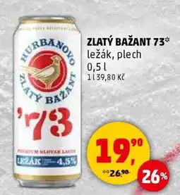 Penny Market Zlatý Bažant 73 nabídka