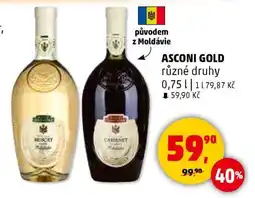 Penny Market ASCONI GOLD různé druhy nabídka
