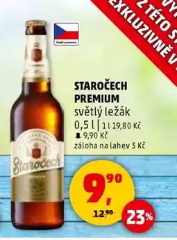 Penny Market STAROČECH PREMIUM světlý ležák nabídka