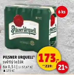 Penny Market Pilsner Urquell světlý ležák nabídka