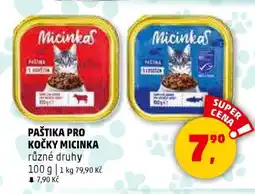 Penny Market PAŠTIKA PRO KOČKY MICINKA nabídka