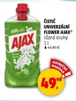 Penny Market Čistič univerzální Flower Ajax nabídka