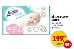 Penny Market DĚTSKÉ PLENKY LINTEO nabídka