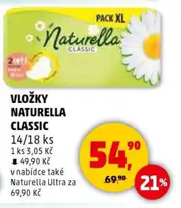 Penny Market VLOŽKY NATURELLA CLASSIC nabídka