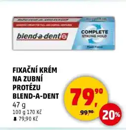 Penny Market FIXAČNÍ KRÉM NA ZUBNÍ PROTÉZU BLEND-A-DENT nabídka