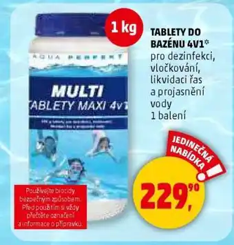 Penny Market Tablety do bazénu 4v1 nabídka