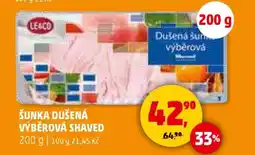 Penny Market ŠUNKA DUŠENÁ VÝBĚROVÁ SHAVED nabídka