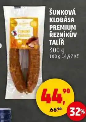 Penny Market Šunková klobása Premium Řezníkův talíř nabídka