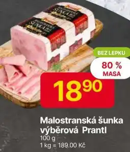 Hruška Malostranská šunka, výběrová Prantl nabídka