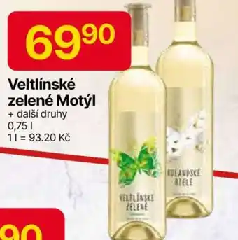 Hruška Veltlínské zelené Motýl nabídka