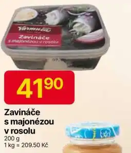 Hruška Zavináče s majonézou v rosolu nabídka