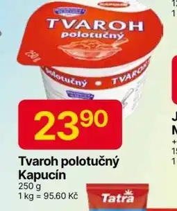 Hruška Tvaroh polotučný Kapucín nabídka