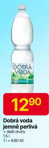 Hruška Dobrá voda jemně perlivá nabídka