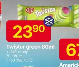 Hruška Twister green 80ml nabídka