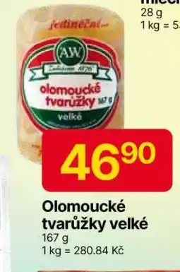 Hruška Olomoucké tvarůžky velké nabídka