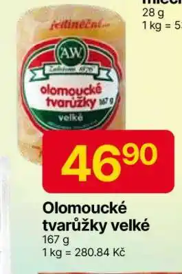 Hruška Olomoucké tvarůžky velké nabídka