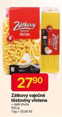 Hruška Zátkovy vaječné těstoviny vřetena nabídka