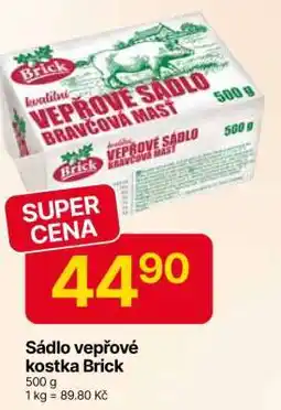 Hruška Sádlo vepřové kostka Brick nabídka