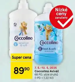 Tesco Coccolino aviváž nabídka