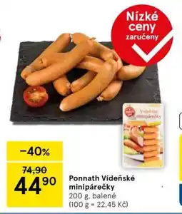 Tesco PONNATH VÍDEŇSKÉ MINIPÁREČKY nabídka