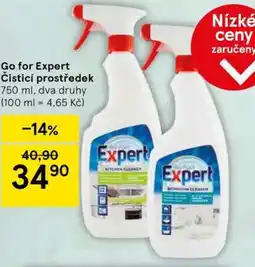 Tesco Go for Expert Čisticí prostředek nabídka