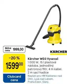 Tesco Kärcher WD3 Vysavač nabídka