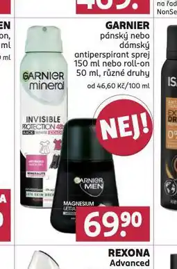 Rossmann Garnier antiperspirant nabídka