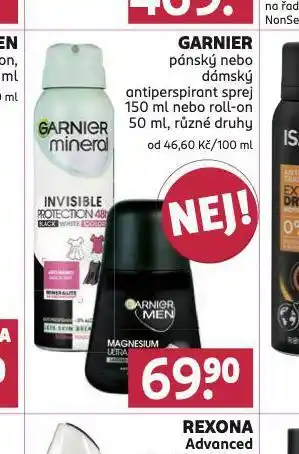 Rossmann Garnier antiperspirant nabídka