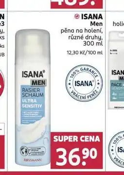 Rossmann Isana men pěna na holení nabídka