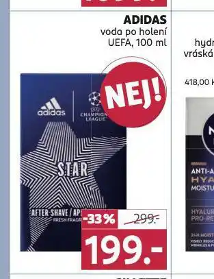 Rossmann Adidas voda po holení nabídka