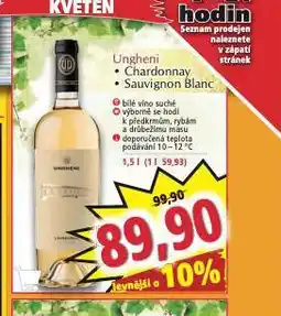 Norma Ungheni sauvignon blanc nabídka